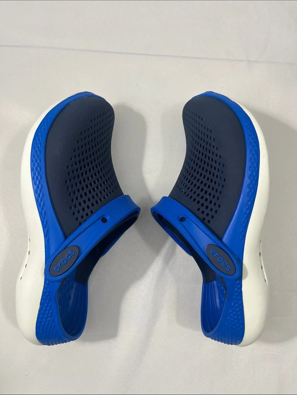 CROCS LiteRide 360 Clog Sandals Kids 4 Cobalt Blue Waterproof